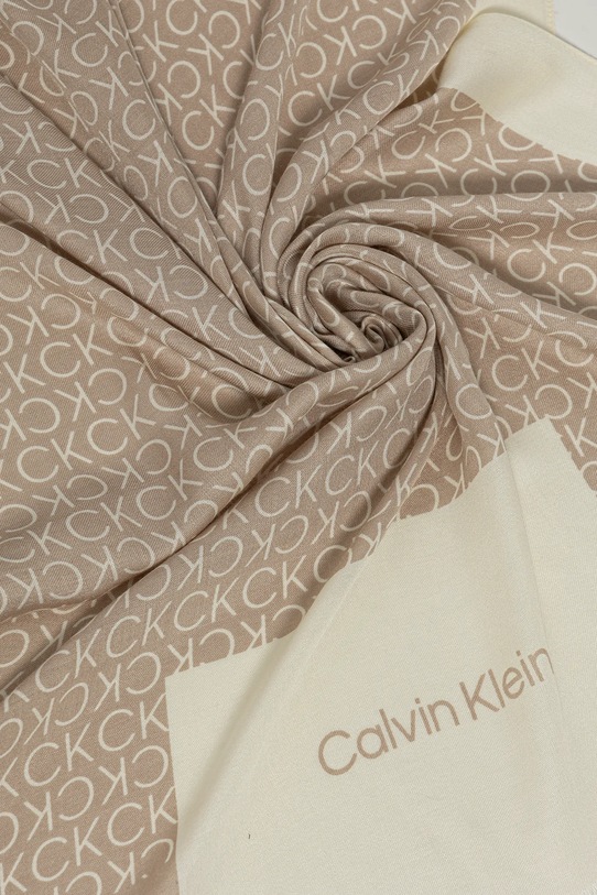 Šal Calvin Klein LV04F8053G bež AW25