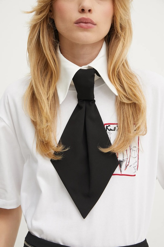 Doplňky Dekorativní límeček Karl Lagerfeld K/ESSENTIAL A1W33026 bílá