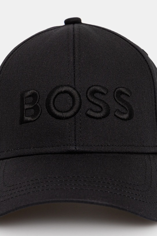 Bombažna bejzbolska kapa BOSS 50544386 črna AW25