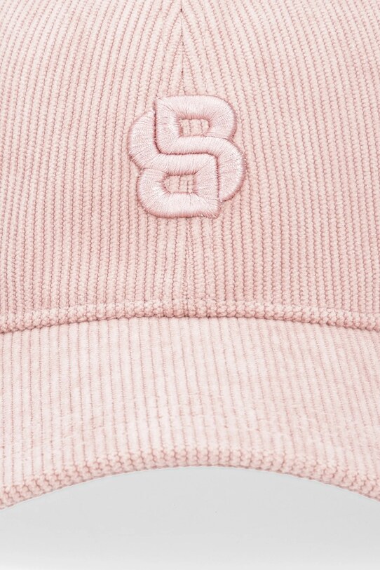 BOSS șapcă de baseball velur 50544419 roz AW25