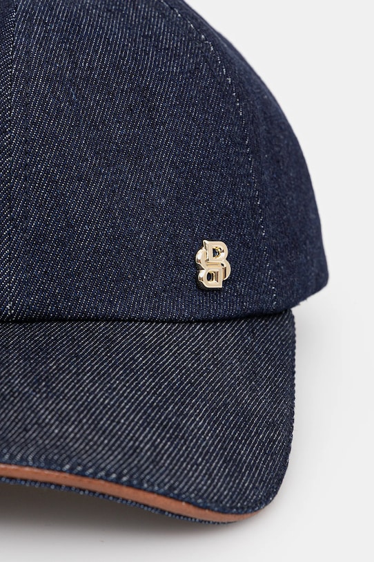 Džínsová šiltovka BOSS 50544421 tmavomodrá AW25
