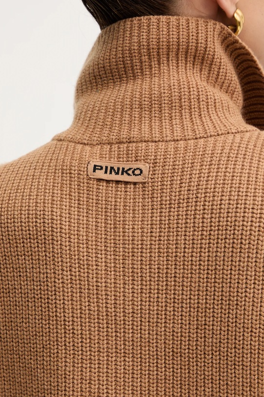 Pinko komin z dodatkiem wełny 105994.A2Z4 brązowy