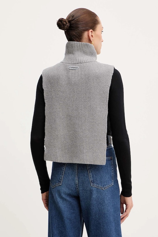 Šál typu komín s prímesou vlny Pinko 105994.A2Z4 sivá AW25