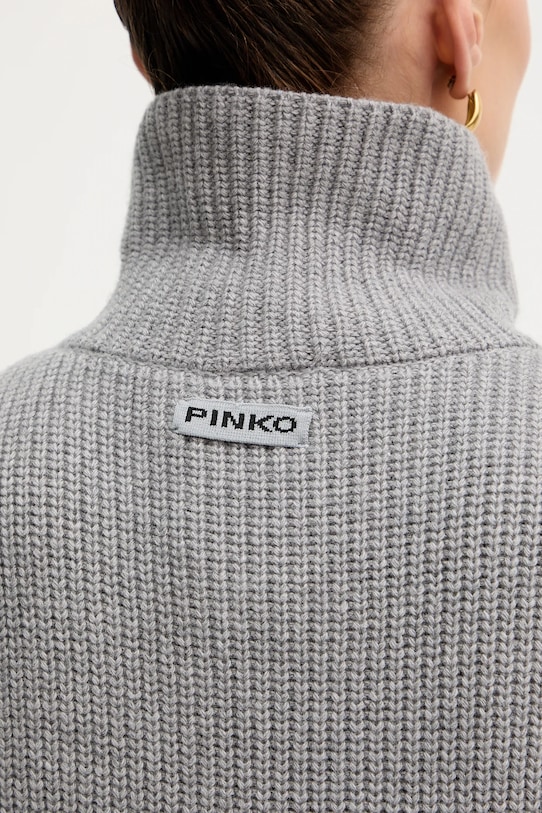 Doplnky Šál typu komín s prímesou vlny Pinko 105994.A2Z4 sivá