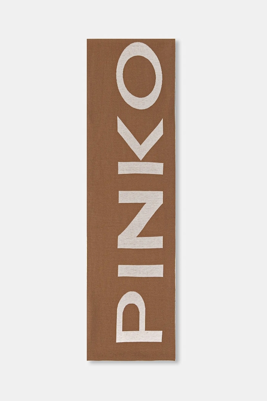Шарф з додаванням вовни Pinko 105988.A2Z5 коричневий AW25