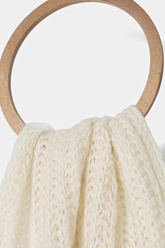 Pinko szalik z wełną 105990.A2Z2 biały AW25