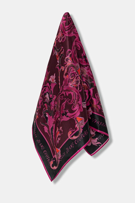 Versace Jeans Couture eșarfă de mătase matase violet 79HA7H01.ZG402