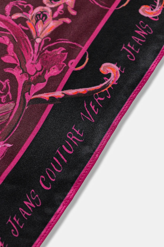 Accesorii Versace Jeans Couture eșarfă de mătase 79HA7H01.ZG402 violet