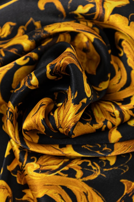 Шовкова хустка на шию Versace Jeans Couture чорний 79HA7H01.ZG402