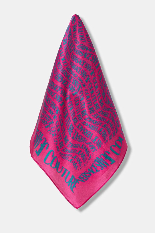 Versace Jeans Couture eșarfă de mătase matase roz 79HA7H01.ZG406