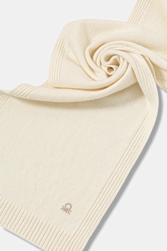 Doplnky Šál s prímesou vlny United Colors of Benetton 122HDU01O béžová