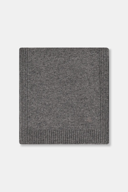 Doplnky Šál s prímesou vlny United Colors of Benetton 122HDU01O sivá