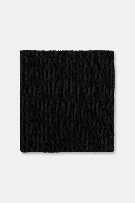 United Colors of Benetton o eșarfă cu lână cu adaos de lână negru 1344DU01M