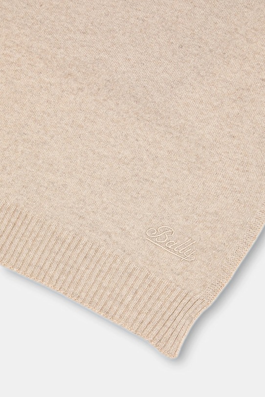 Akcesoria Bally szalik kaszmirowy WSC04K beżowy
