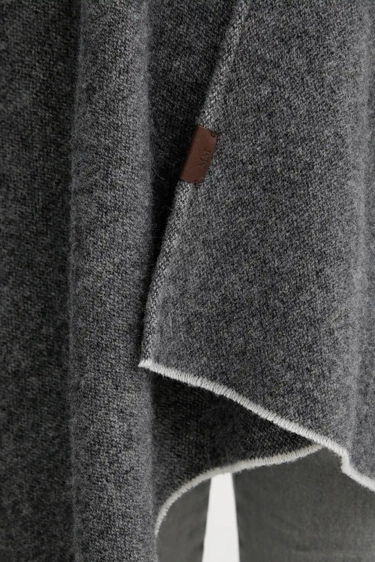 MM poncho din lână BRENTA 2526546028600 gri