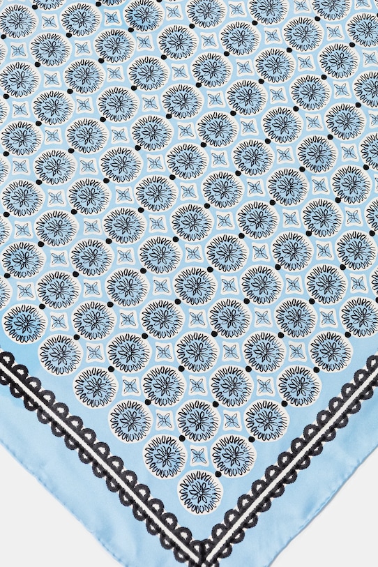 Шовкова хустка на шию Weekend Max Mara SIAM 2525546054600 блакитний AW25