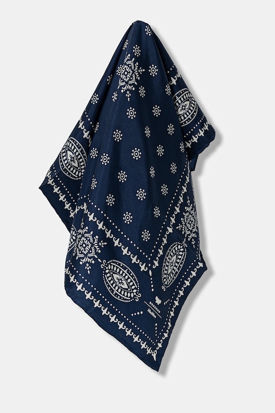 Weekend Max Mara eșarfă de mătase SIAM matase bleumarin 2525546054600