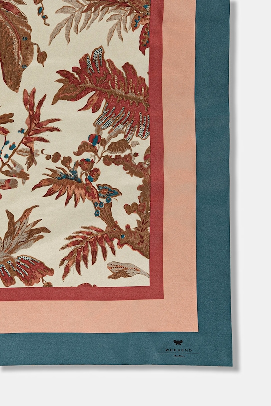 Svilena rutica Weekend Max Mara ONESTO 2525546094600 bež AW25