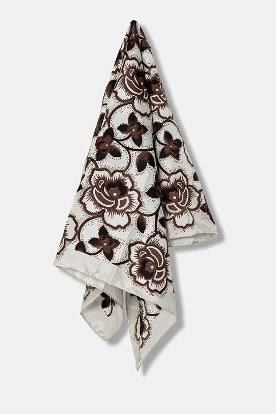 Weekend Max Mara apaszka jedwabna ONESTO tkanina czarny 2525546094600