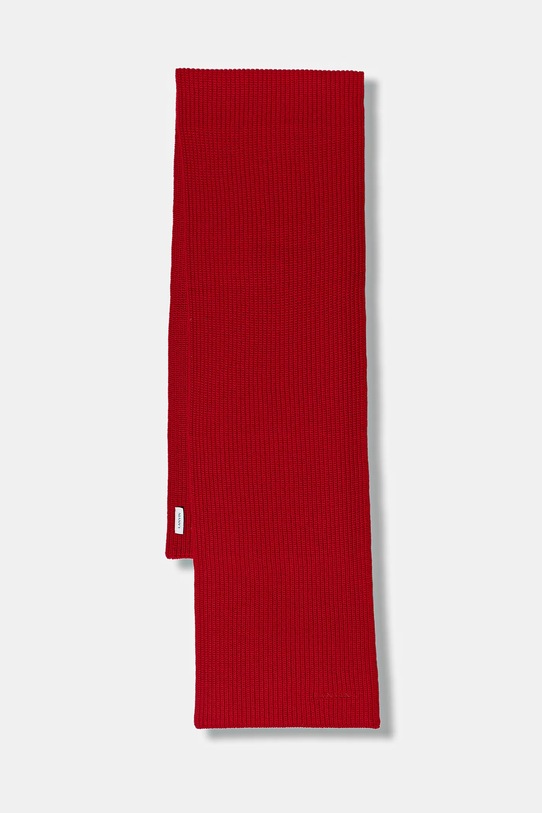 Lanvin szalik wełniany tkanina beżowy 710009252