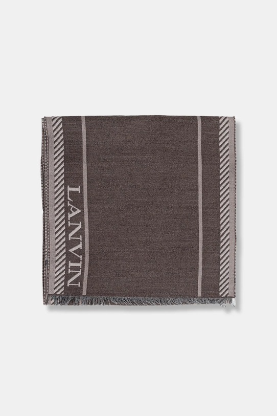 Lanvin szalik z dodatkiem wełny 710009280 beżowy AW25