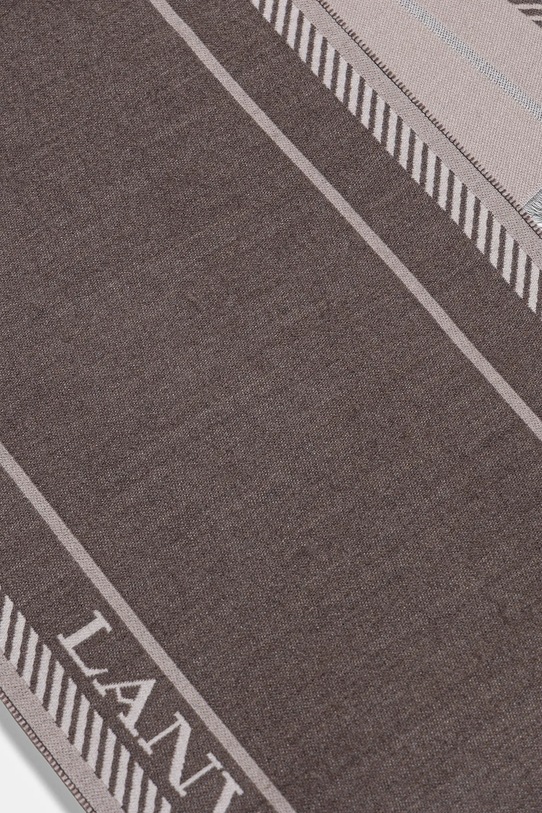 Doplnky Šál s prímesou vlny Lanvin 710009280 hnedá