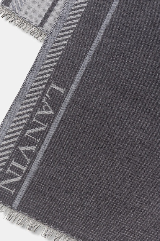 Akcesoria Lanvin szalik z dodatkiem wełny 710009280 szary