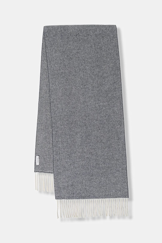 Lanvin esarfa de matase matase gri 710002440