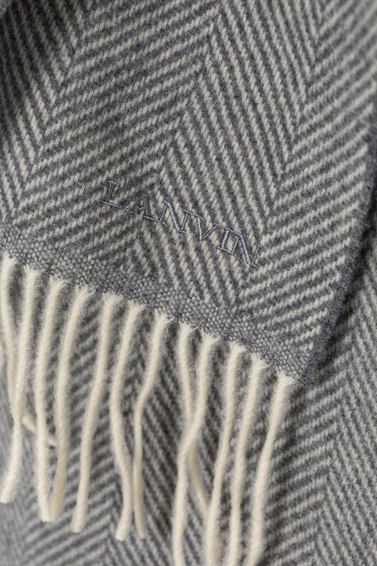 Akcesoria Lanvin szalik damski wełniany 710002440 szary