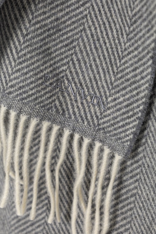 Аксесуари Lanvin шарф жіночий вовняний 710002440 сірий