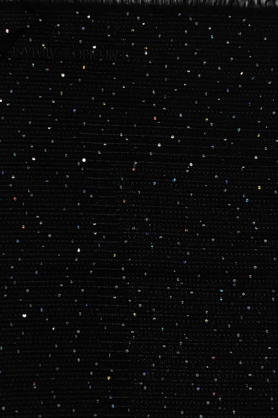 Emporio Armani sál gyapjúkeverékből EW003169.AF20048 fekete AW25