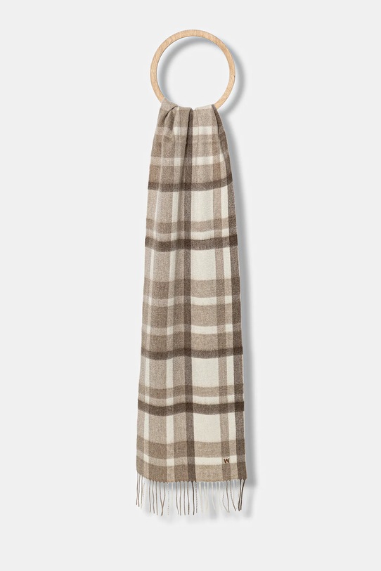 Кашемировый шарф Weekend Max Mara CATONE шерсть бежевый 2525546015600