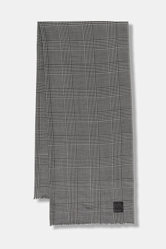 Weekend Max Mara szal wełniany QUANTUM tkanina czarny 2525546045600