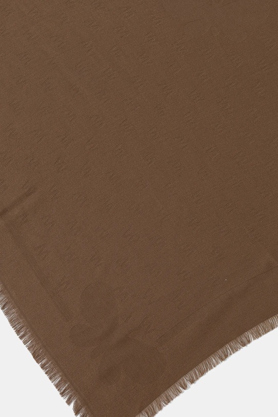 Weekend Max Mara chusta z wełną DIRE 2525546075600 brązowy AW25