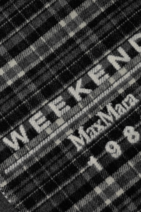 Weekend Max Mara szalik wełniany PAGELLA 2525546085600 szary AW25