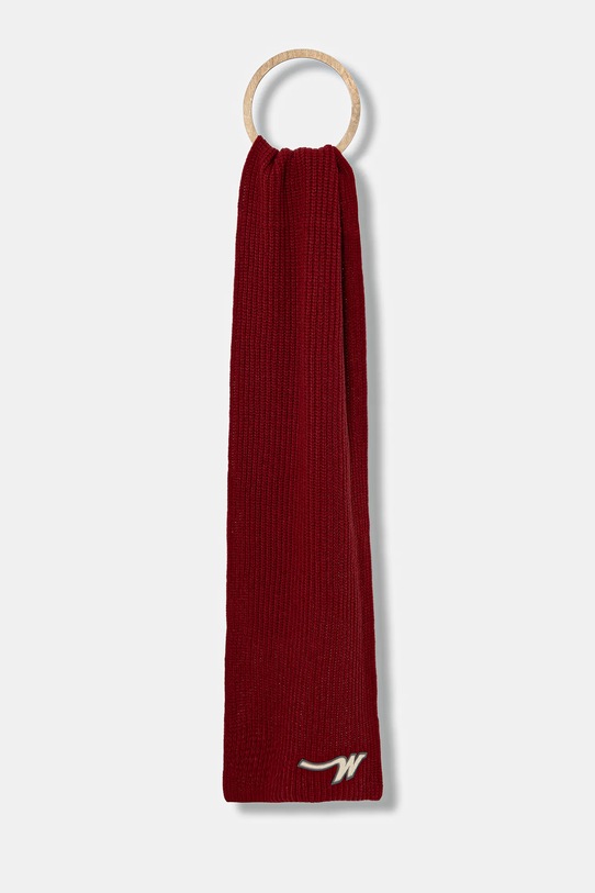 Μάλλινο κασκόλ Weekend Max Mara BARDIES μαλλί μπορντό 2525746035600