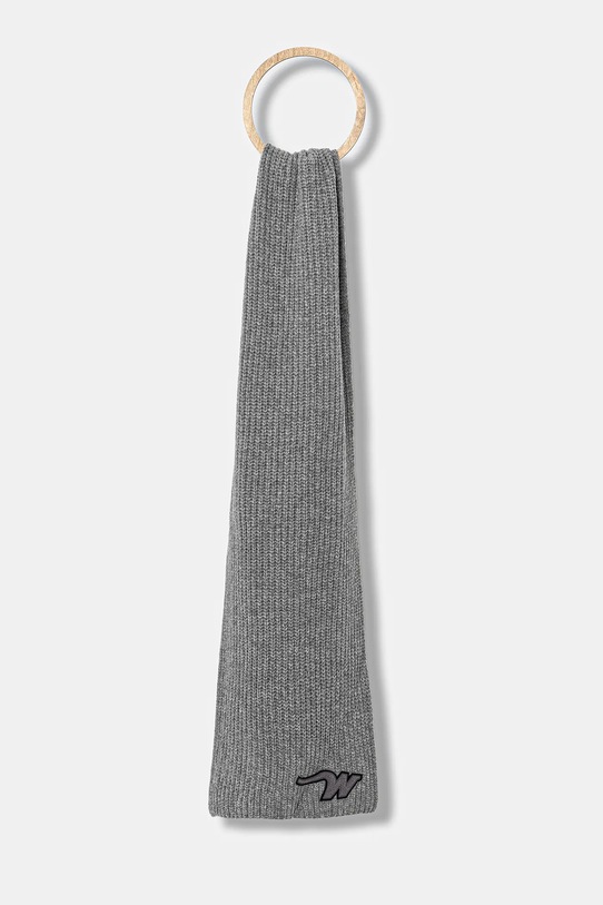Вовняний шарф Weekend Max Mara BARDIES вовна сірий 2525746035600