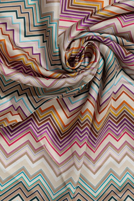 Doplňky Hedvábný šátek Missoni FO41TWDA280 béžová