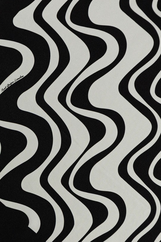 Шелковый платок на шею Kurt Geiger London 2098513469 чёрный AW25