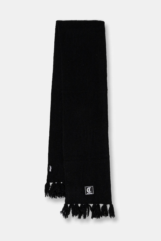 Шарф з додаванням вовни Just Cavalli меланж чорний 79RA2H08.ZG411