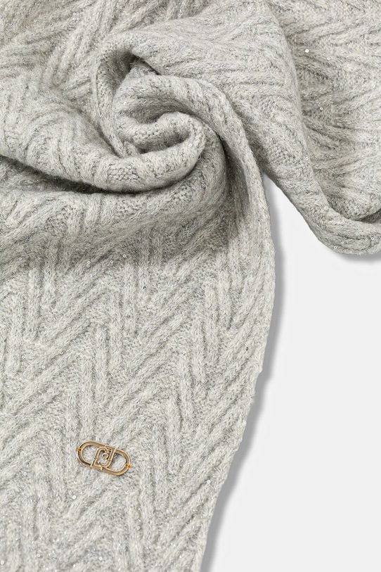 Аксесуари Шарф з домішкою вовни Liu Jo 2F5008.M0300 сірий