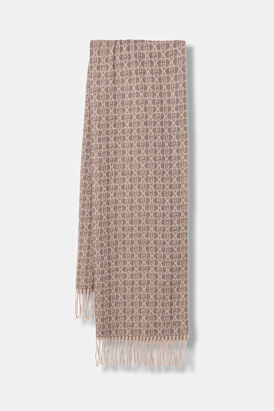 Liu Jo szalik tkanina brązowy 2F5018.T0300