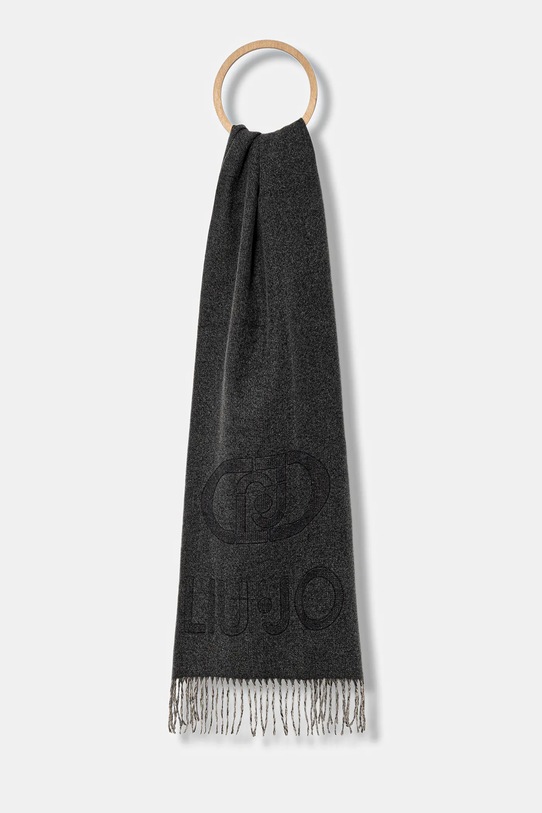 Liu Jo szalik tkanina szary 2F5023.T0300
