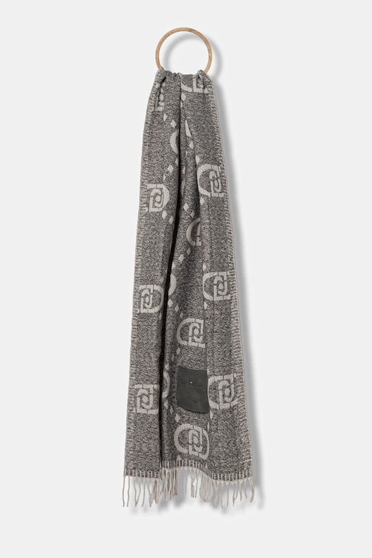 Liu Jo szalik tkanina szary 2F5038.T0300