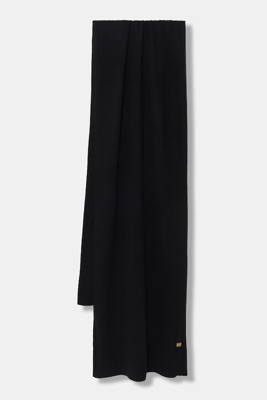 Šál s prímesou vlny Marciano by Guess AFRAH s prídavkom vlny čierna 5BGZ14.5893Z