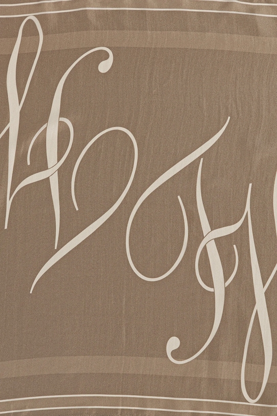 Tommy Hilfiger eșarfă de mătase AW0AW17967 bej AW25