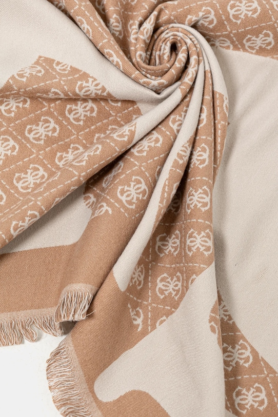 Guess szalik AW5418.POL03 brązowy NC25