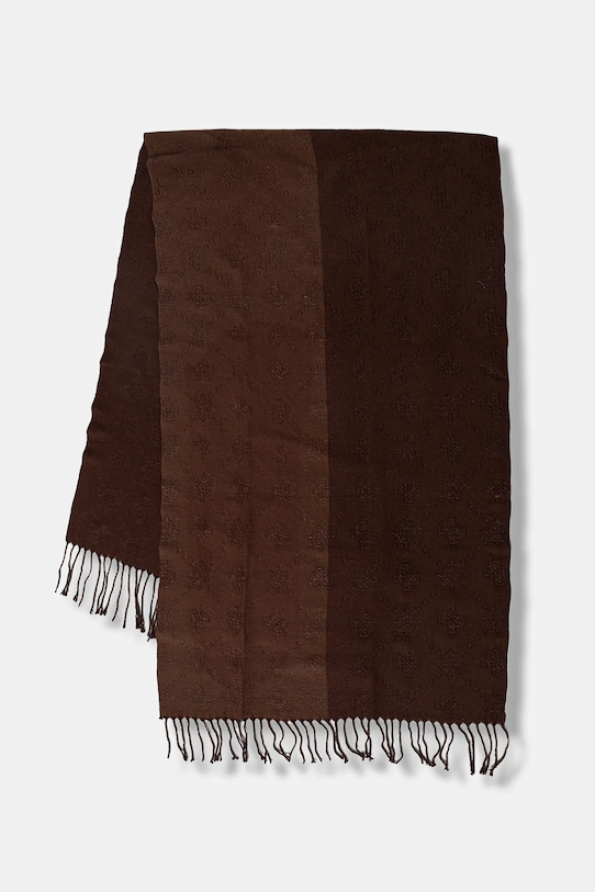 Guess szalik tkanina brązowy AW5419.POL03