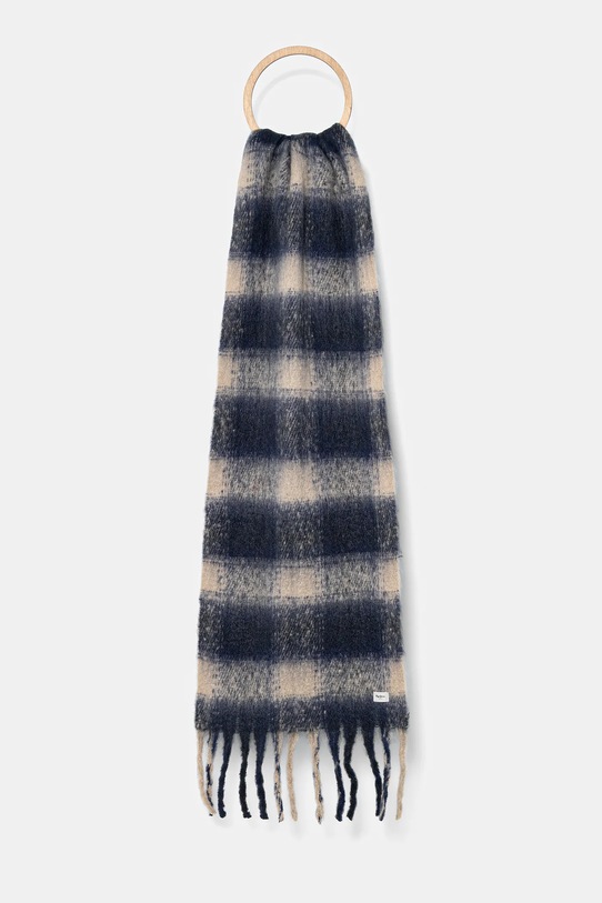 Pepe Jeans szalik dzianina granatowy PL1100002
