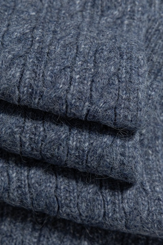 Akcesoria Pepe Jeans szalik z domieszką wełny PL0600004 niebieski